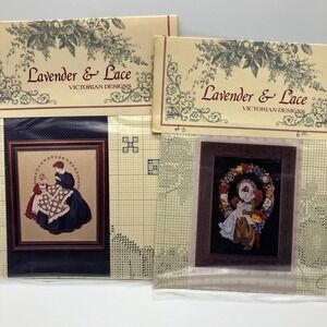 Lavender & Lace Victorian Designs Cross‎ Stitch Patterns Quiltmaker Lady Thread